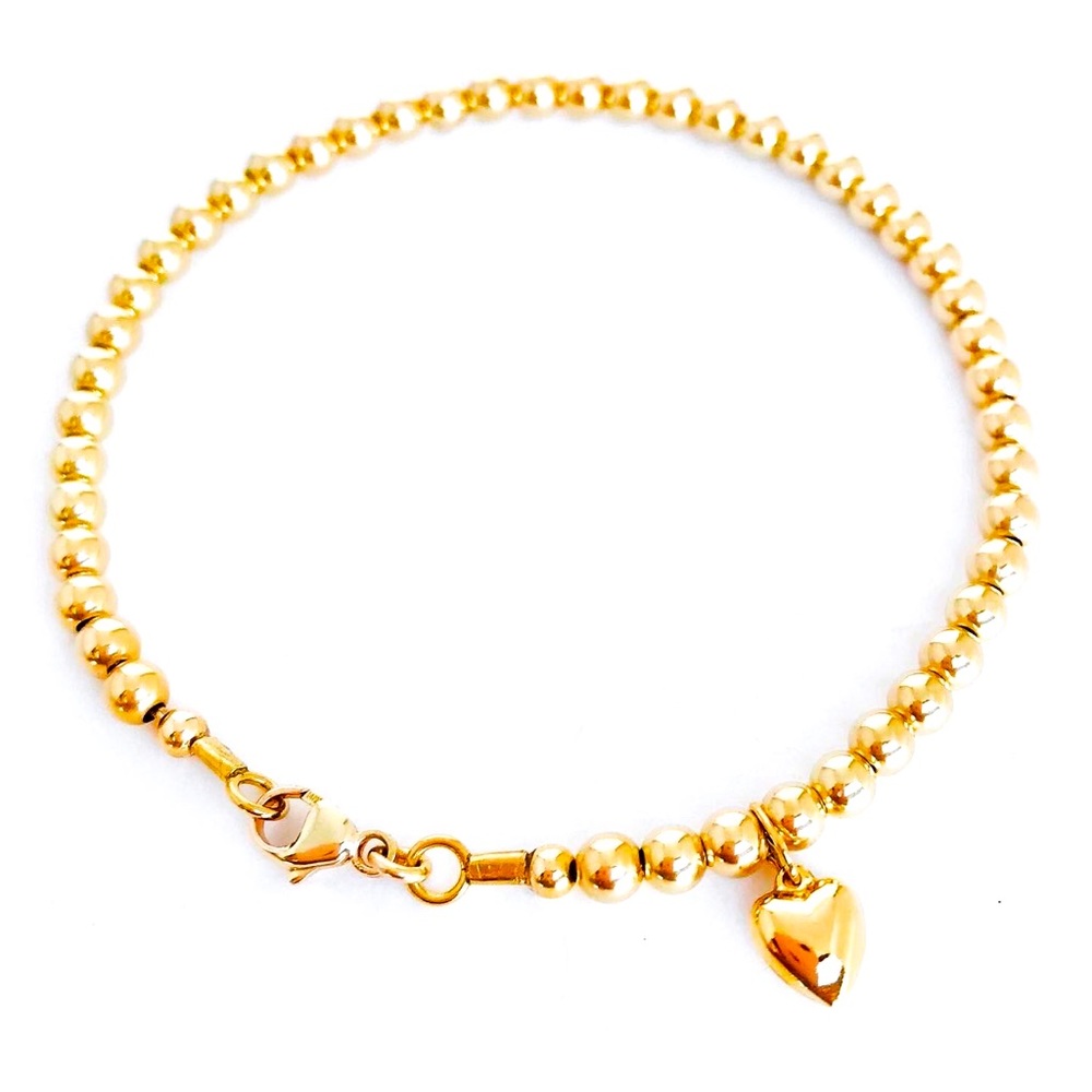 Dainty Heart Charmed Bracelet